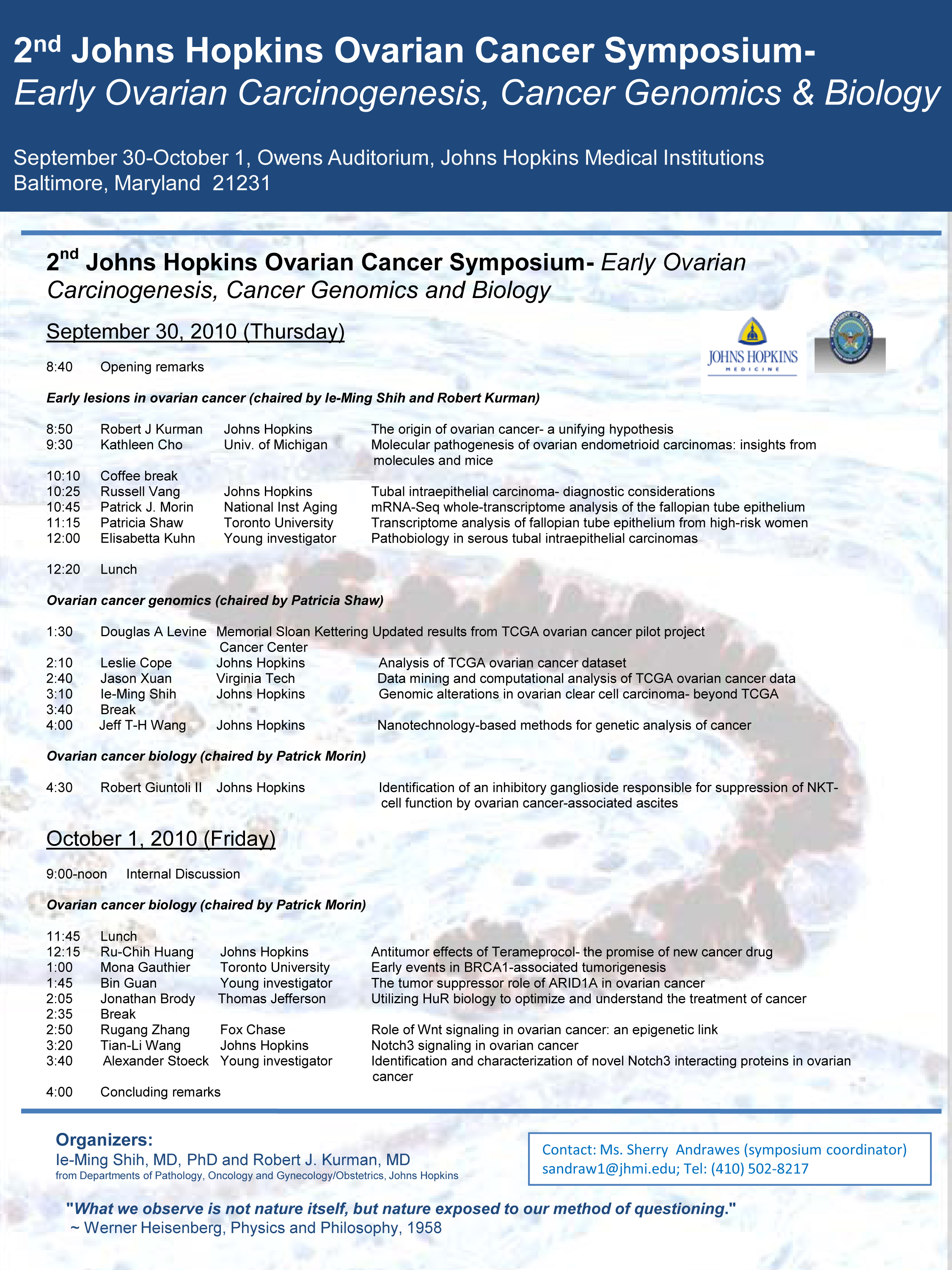 symposium agenda